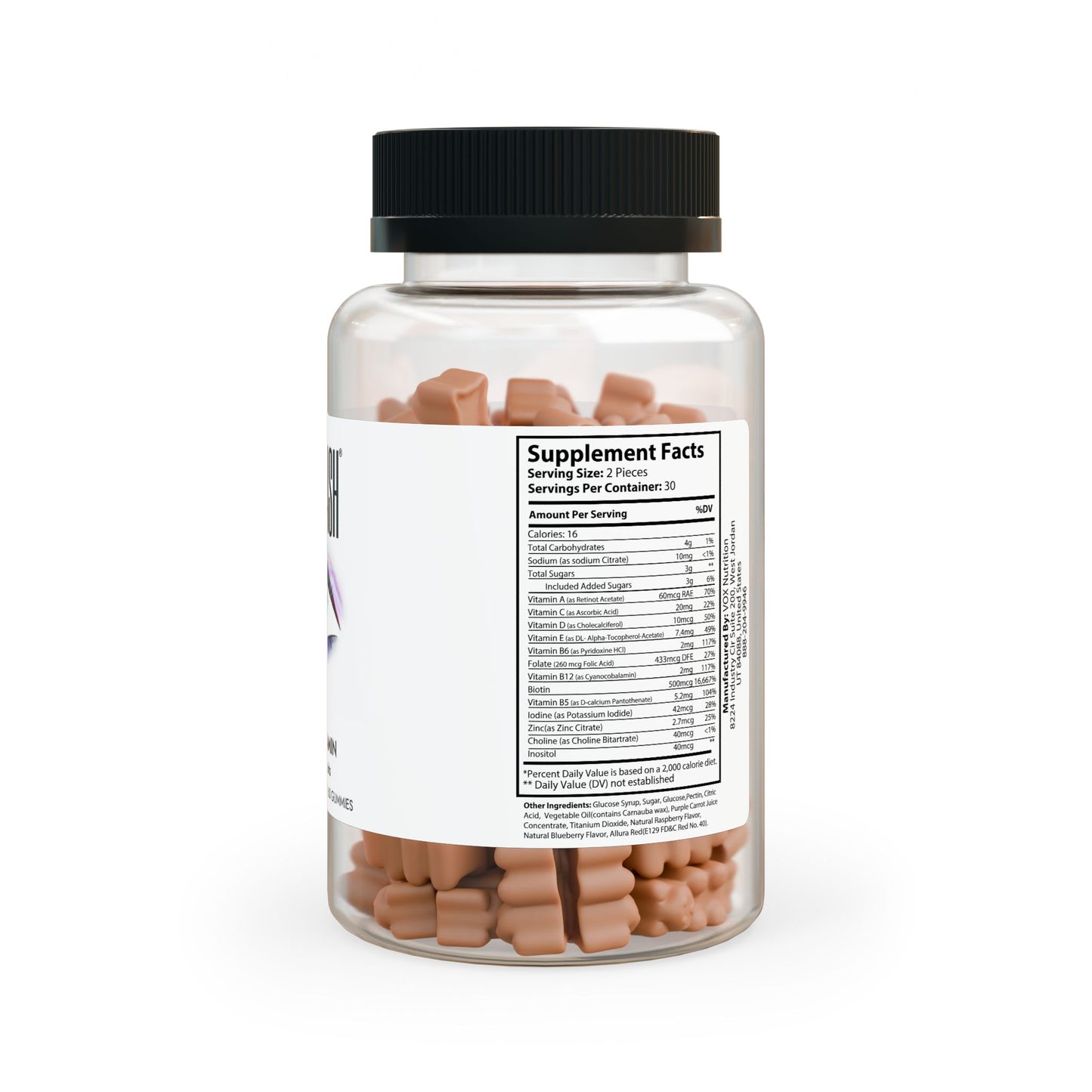 Lash , Brow & Hair Vitamin Gummies (60 Gummies)