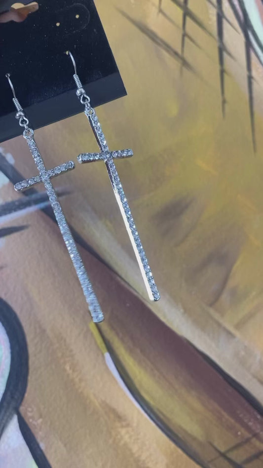“So Holy “ Cross Earrings