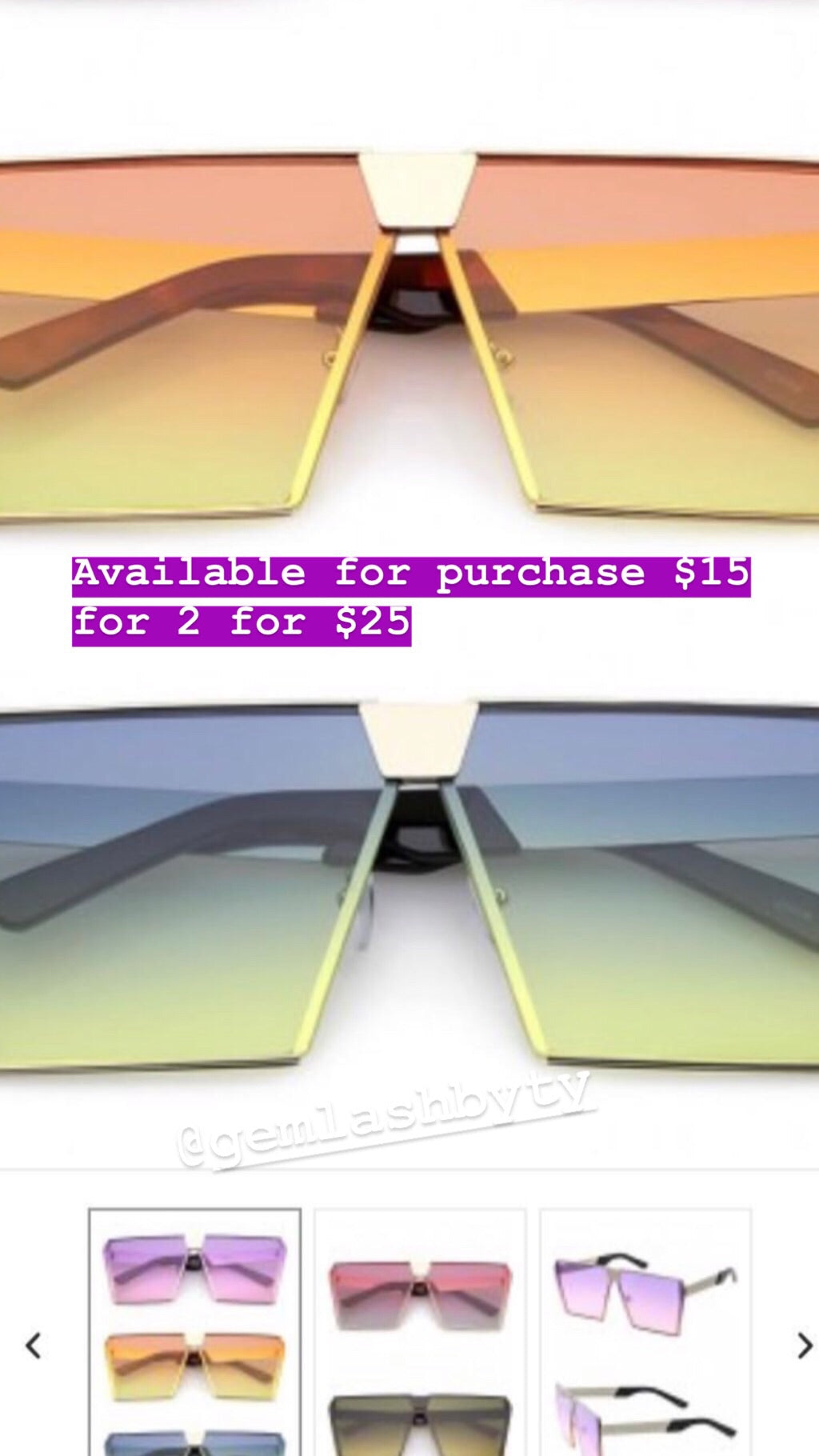 “Colorful Aura “ Sunnies